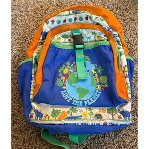 Hanna Andersson Large Kids "Love the Planet" Backpack